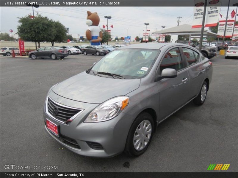 Magnetic Gray Metallic / Charcoal 2012 Nissan Versa 1.6 S Sedan