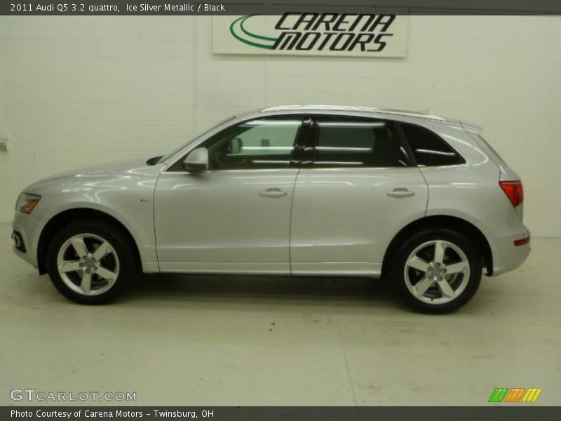 Ice Silver Metallic / Black 2011 Audi Q5 3.2 quattro