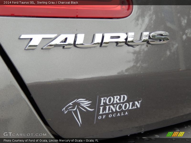 Sterling Gray / Charcoal Black 2014 Ford Taurus SEL