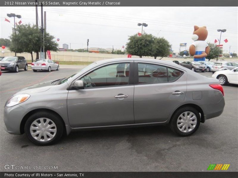Magnetic Gray Metallic / Charcoal 2012 Nissan Versa 1.6 S Sedan