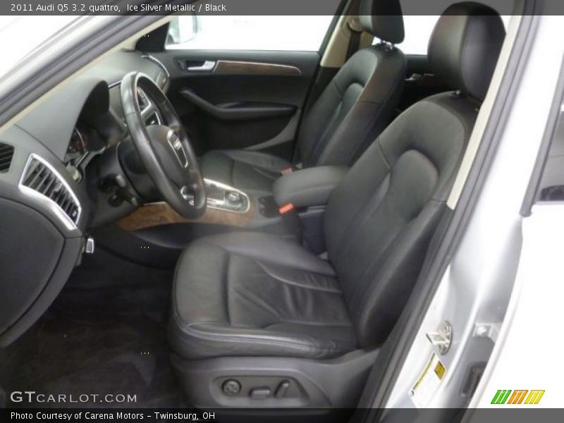 Ice Silver Metallic / Black 2011 Audi Q5 3.2 quattro