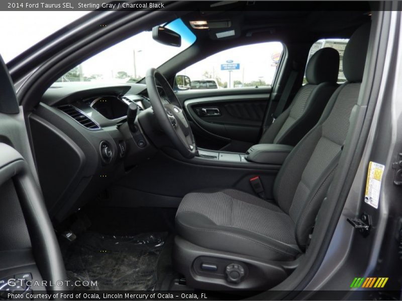 Sterling Gray / Charcoal Black 2014 Ford Taurus SEL