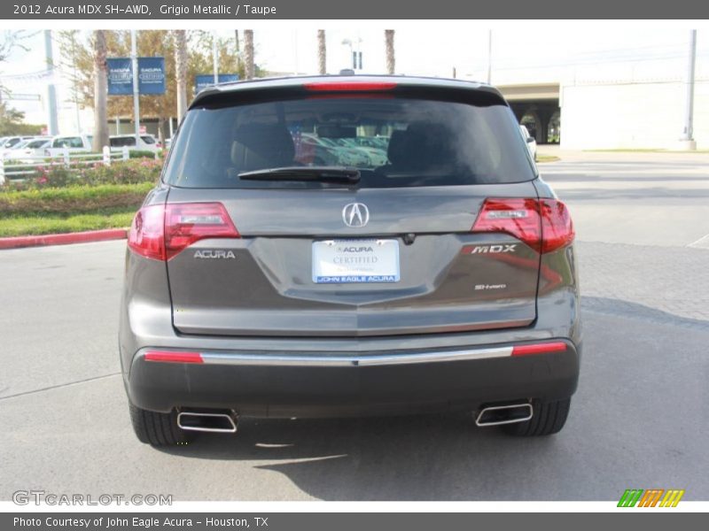 Grigio Metallic / Taupe 2012 Acura MDX SH-AWD