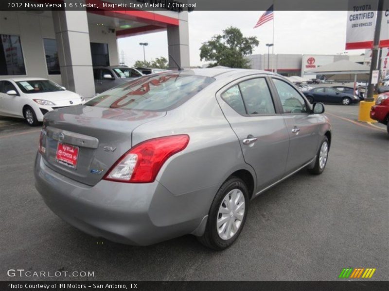 Magnetic Gray Metallic / Charcoal 2012 Nissan Versa 1.6 S Sedan