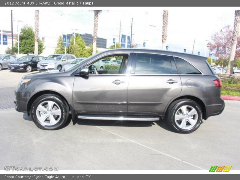Grigio Metallic / Taupe 2012 Acura MDX SH-AWD