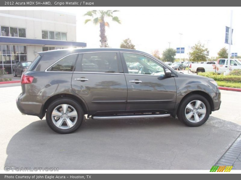Grigio Metallic / Taupe 2012 Acura MDX SH-AWD