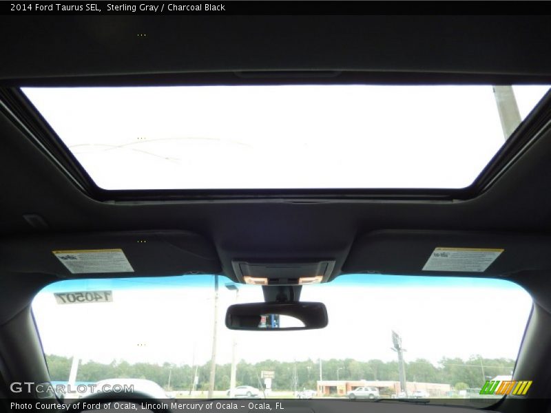 Sterling Gray / Charcoal Black 2014 Ford Taurus SEL