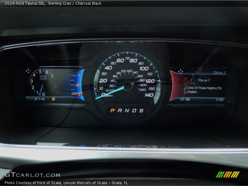 Sterling Gray / Charcoal Black 2014 Ford Taurus SEL