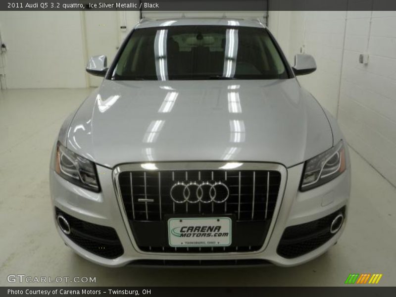Ice Silver Metallic / Black 2011 Audi Q5 3.2 quattro