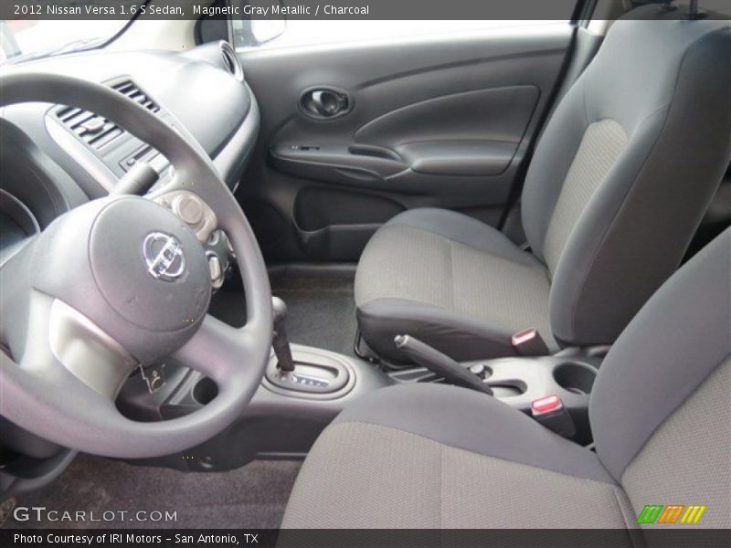 Magnetic Gray Metallic / Charcoal 2012 Nissan Versa 1.6 S Sedan