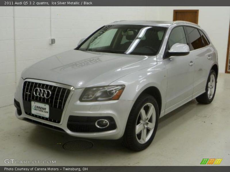 Ice Silver Metallic / Black 2011 Audi Q5 3.2 quattro