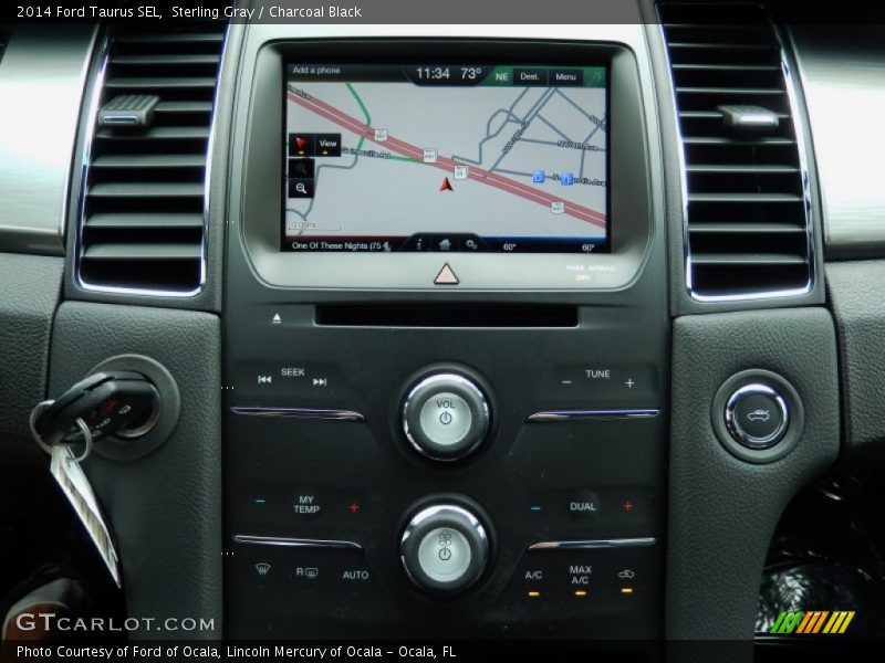 Sterling Gray / Charcoal Black 2014 Ford Taurus SEL