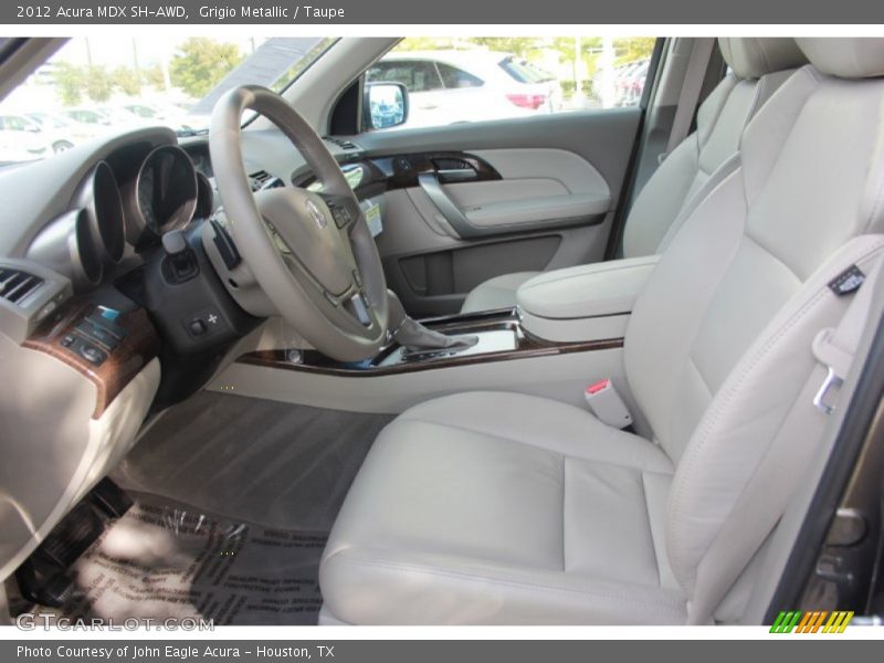 Grigio Metallic / Taupe 2012 Acura MDX SH-AWD