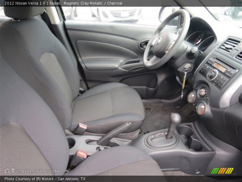 Magnetic Gray Metallic / Charcoal 2012 Nissan Versa 1.6 S Sedan