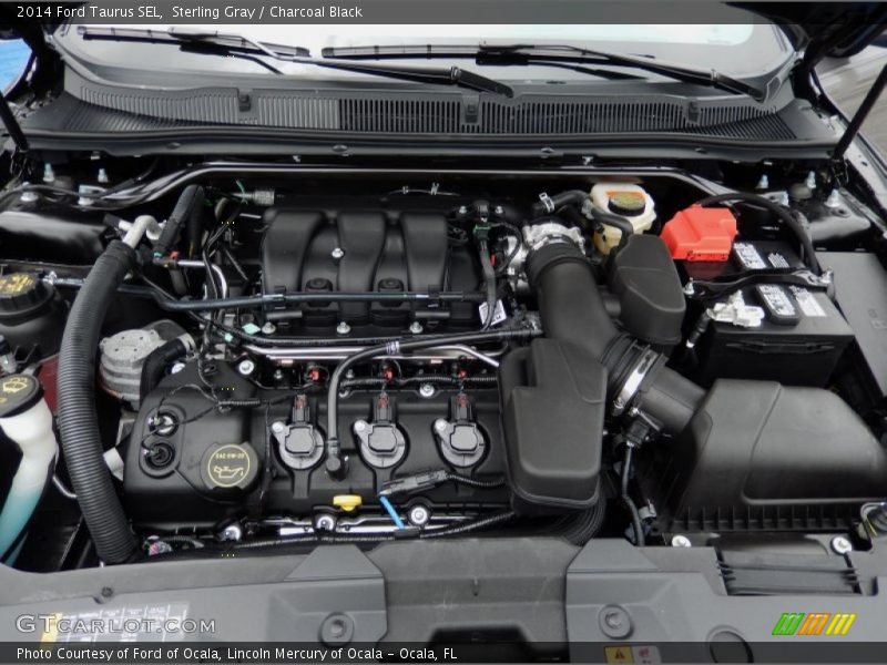 Sterling Gray / Charcoal Black 2014 Ford Taurus SEL