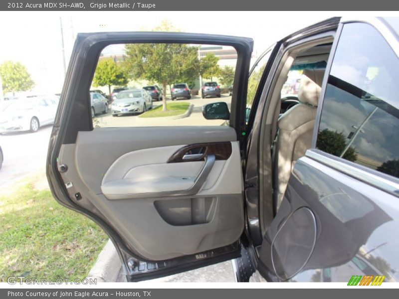 Grigio Metallic / Taupe 2012 Acura MDX SH-AWD