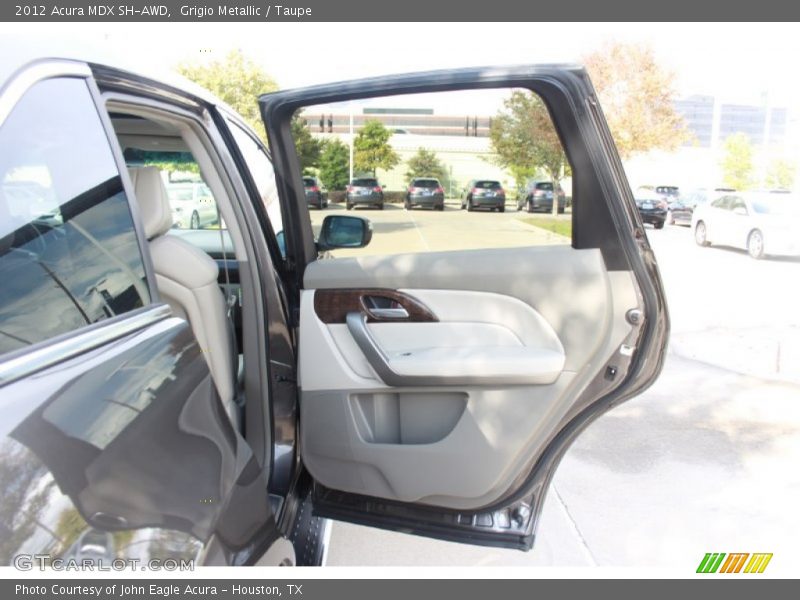 Grigio Metallic / Taupe 2012 Acura MDX SH-AWD