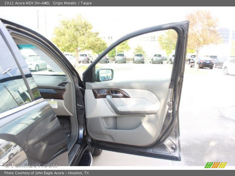 Grigio Metallic / Taupe 2012 Acura MDX SH-AWD