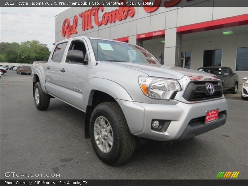 Silver Streak Mica / Graphite 2013 Toyota Tacoma V6 SR5 Prerunner Double Cab