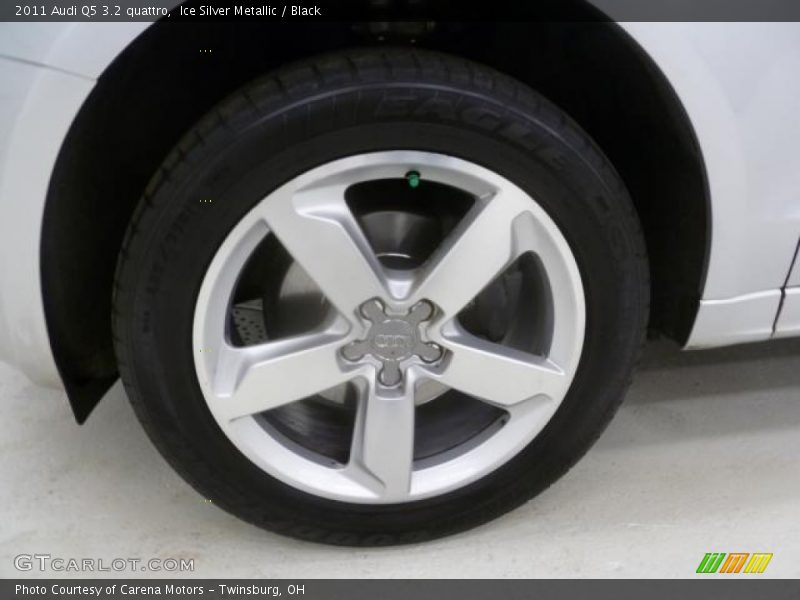 Ice Silver Metallic / Black 2011 Audi Q5 3.2 quattro