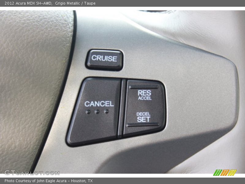 Grigio Metallic / Taupe 2012 Acura MDX SH-AWD