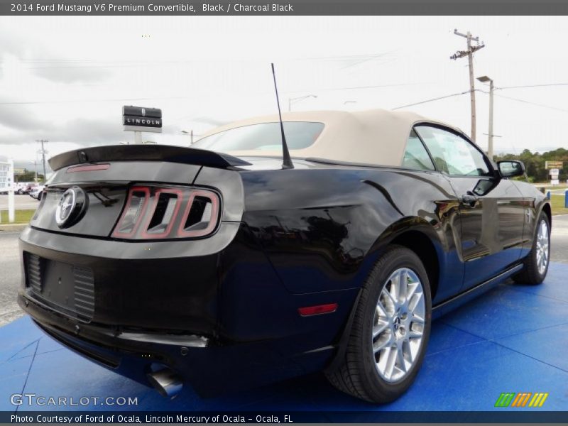 Black / Charcoal Black 2014 Ford Mustang V6 Premium Convertible