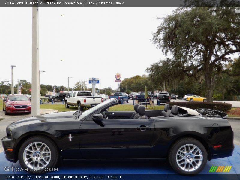 Black / Charcoal Black 2014 Ford Mustang V6 Premium Convertible