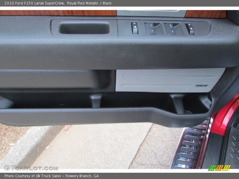 Royal Red Metallic / Black 2010 Ford F150 Lariat SuperCrew