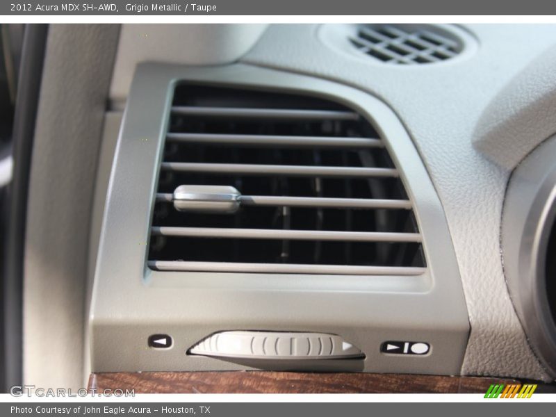 Grigio Metallic / Taupe 2012 Acura MDX SH-AWD