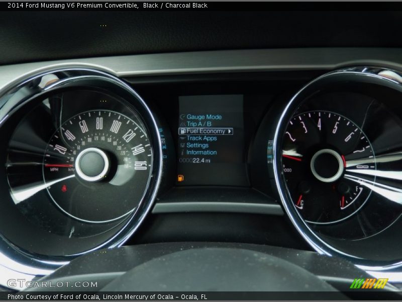 Black / Charcoal Black 2014 Ford Mustang V6 Premium Convertible