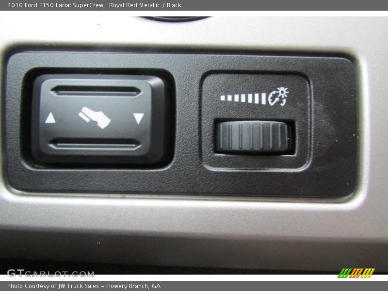 Royal Red Metallic / Black 2010 Ford F150 Lariat SuperCrew