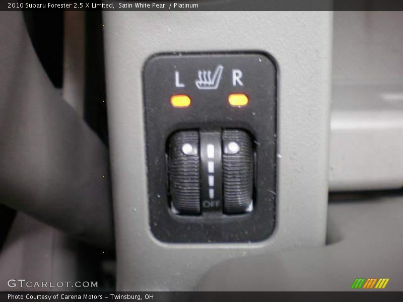 Satin White Pearl / Platinum 2010 Subaru Forester 2.5 X Limited