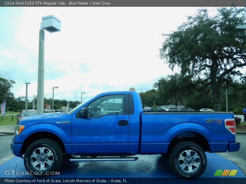  2014 F150 STX Regular Cab Blue Flame
