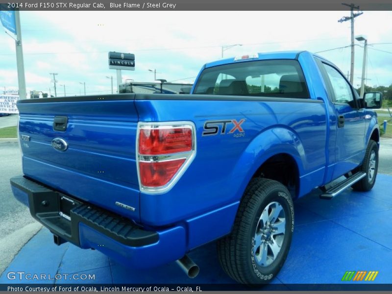  2014 F150 STX Regular Cab Blue Flame
