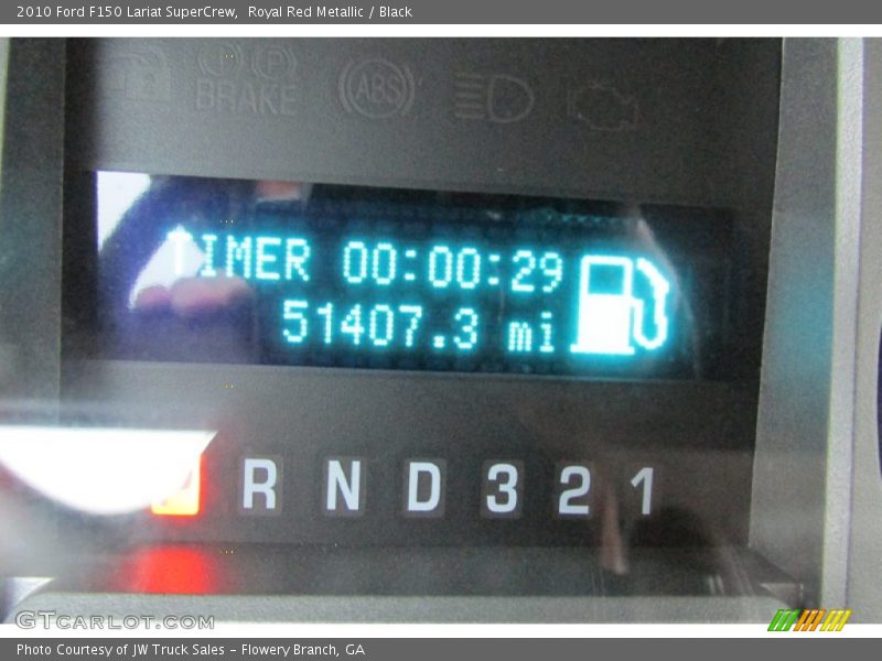 Royal Red Metallic / Black 2010 Ford F150 Lariat SuperCrew