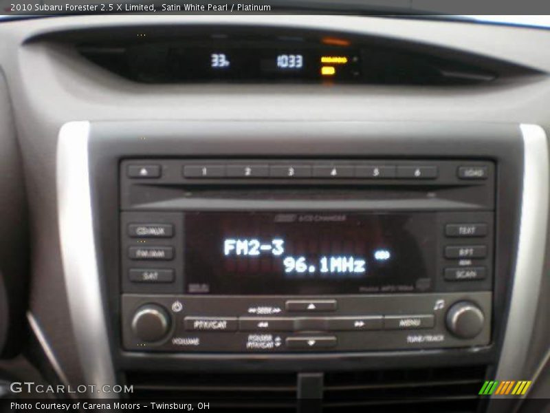 Satin White Pearl / Platinum 2010 Subaru Forester 2.5 X Limited