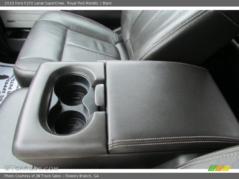 Royal Red Metallic / Black 2010 Ford F150 Lariat SuperCrew