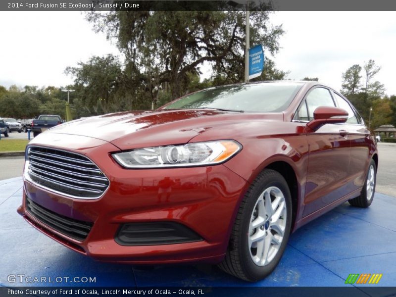 Sunset / Dune 2014 Ford Fusion SE EcoBoost
