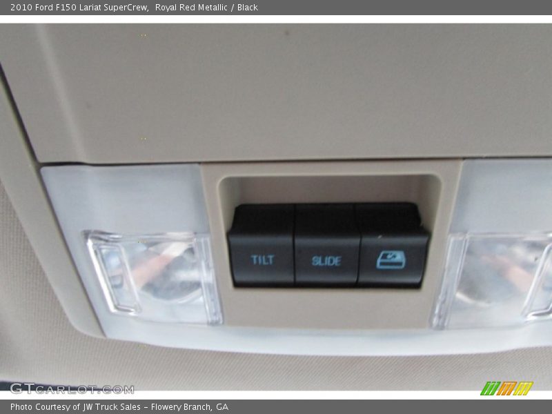 Royal Red Metallic / Black 2010 Ford F150 Lariat SuperCrew