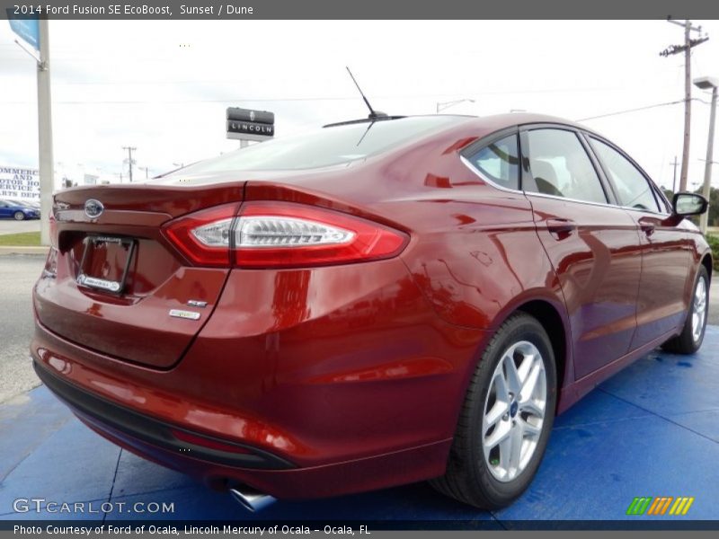 Sunset / Dune 2014 Ford Fusion SE EcoBoost