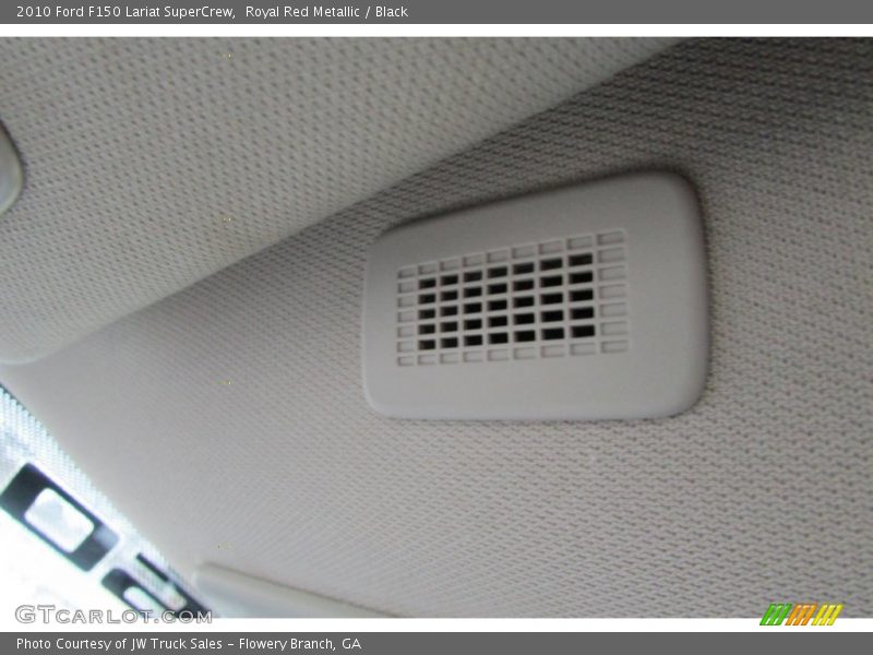 Royal Red Metallic / Black 2010 Ford F150 Lariat SuperCrew