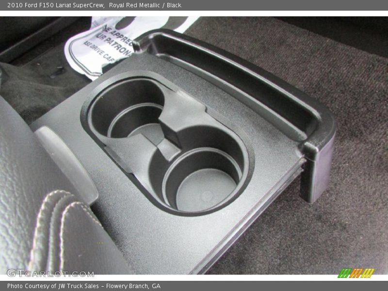 Royal Red Metallic / Black 2010 Ford F150 Lariat SuperCrew