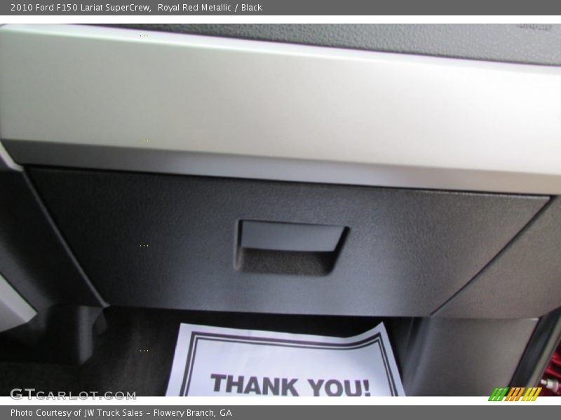 Royal Red Metallic / Black 2010 Ford F150 Lariat SuperCrew