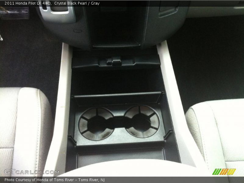 Crystal Black Pearl / Gray 2011 Honda Pilot LX 4WD