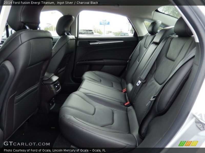 Rear Seat of 2014 Fusion Energi Titanium