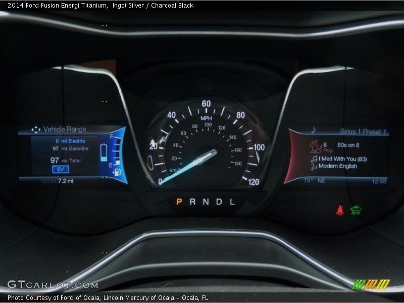  2014 Fusion Energi Titanium Energi Titanium Gauges