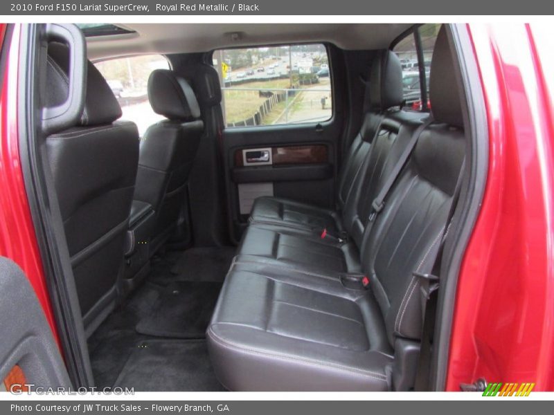 Royal Red Metallic / Black 2010 Ford F150 Lariat SuperCrew