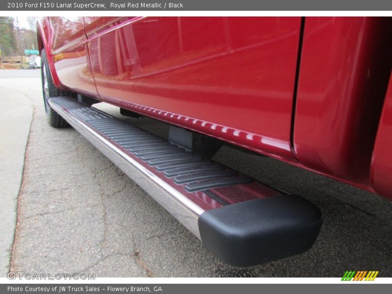 Royal Red Metallic / Black 2010 Ford F150 Lariat SuperCrew