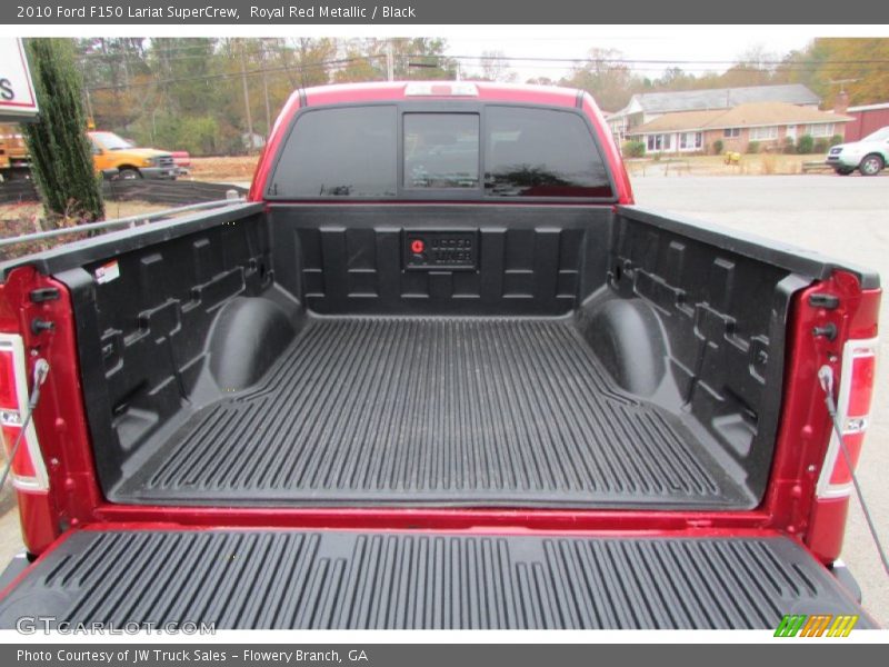 Royal Red Metallic / Black 2010 Ford F150 Lariat SuperCrew