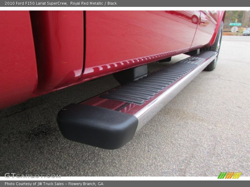 Royal Red Metallic / Black 2010 Ford F150 Lariat SuperCrew